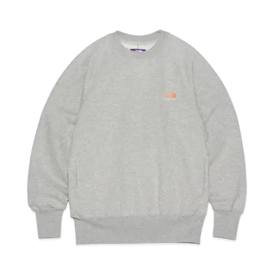 The North Face PURPLE LABEL 11oz Crewneck Graphic Sweatshirt "Mix Gray"