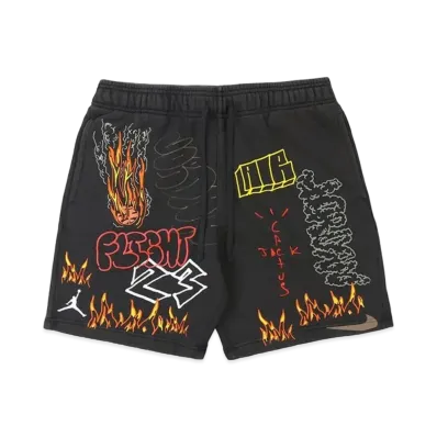 Air Jordan x Travis Scott Fleece Short "Black"