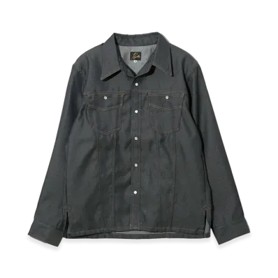 NEEDLES Saddleman Shirt - Poly Twill "Indigo"