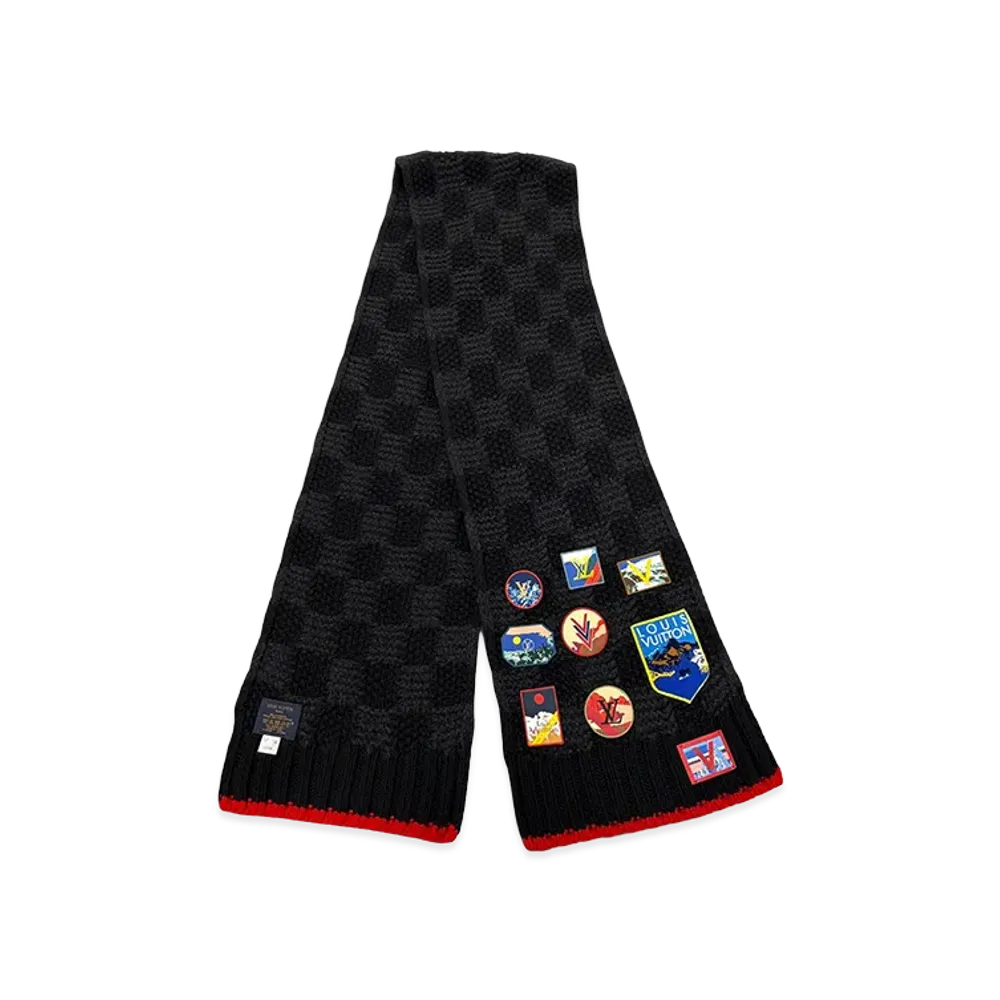 Louis Vuitton Echarpe Helsinki Alps Scarf "Black"