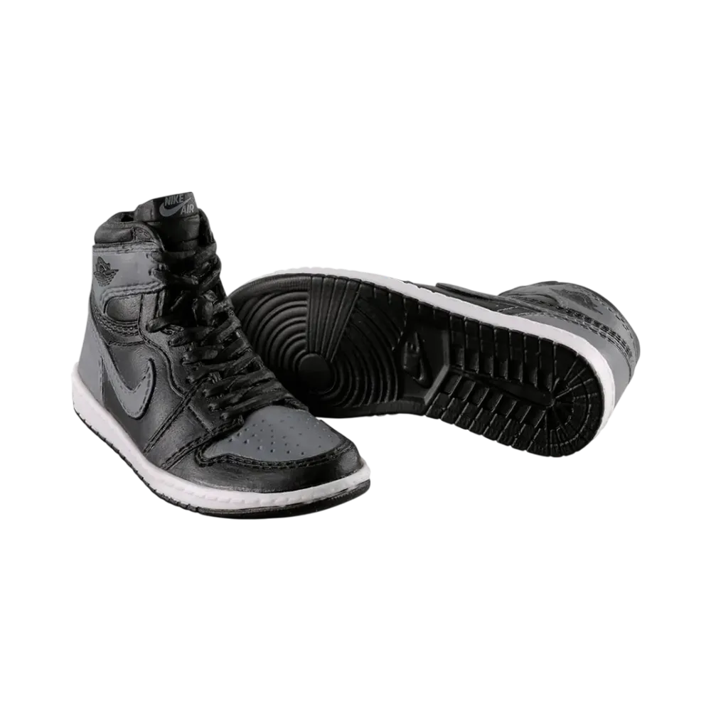 BANDAI NIKE Air Jordan 1 High 85 MINIATURE COLLECTION Shadow (Black/Grey)