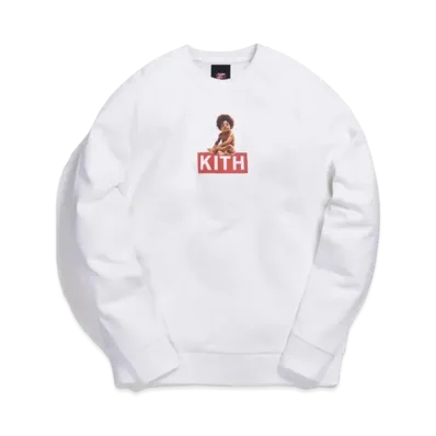 KITH Biggie Classic Logo Crewneck "White"