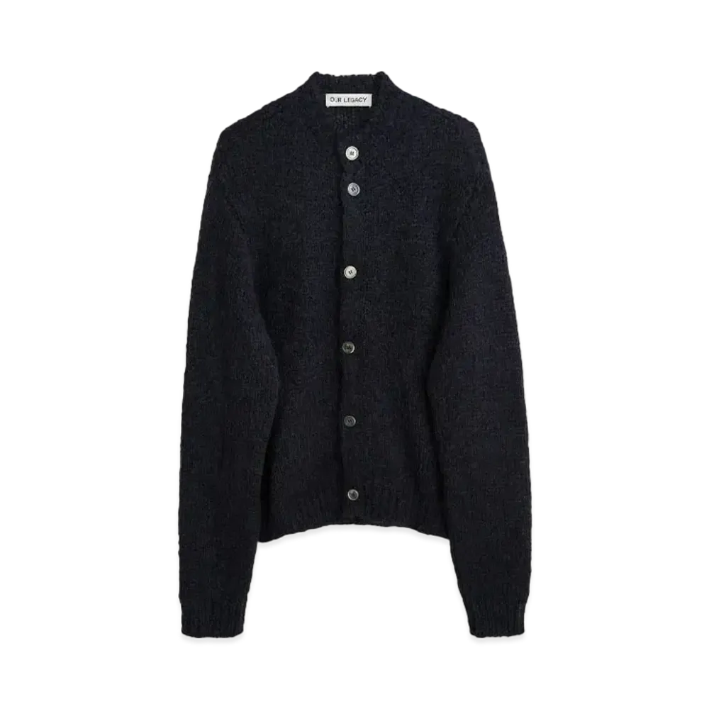 OUR LEGACY Opa Cargian Fuzzy Mohpaca "Navy"