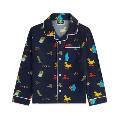 Kith x Sesame Street Kids Pajama Set "Nocturnal"