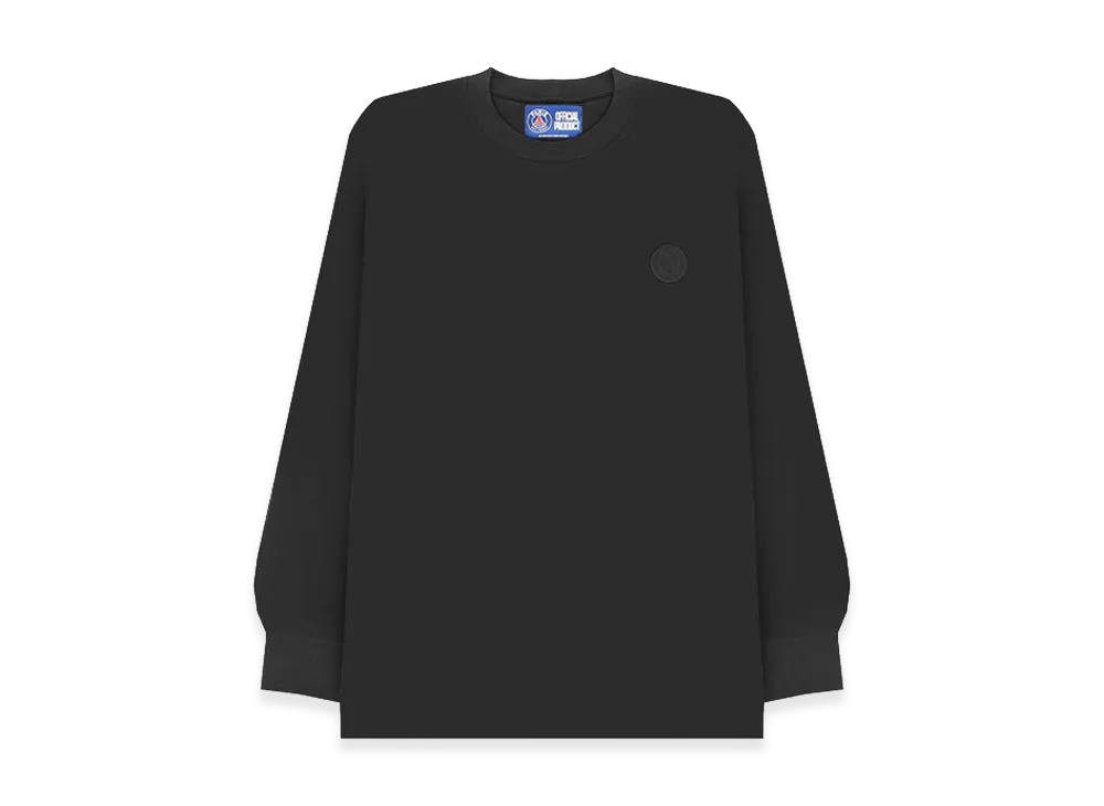 Nike x Paris Saint Germain EMB Logo & World Print L/S T-Shirt "Black"