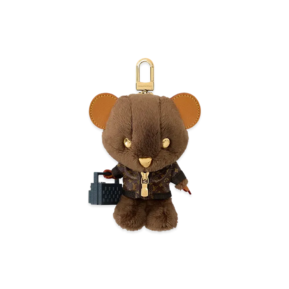 Louis Vuitton Bag Charm LV Louis Bear "Brown"