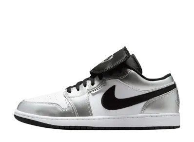 Nike Air Jordan 1 Low Se "White/Black/Metallic Silver"