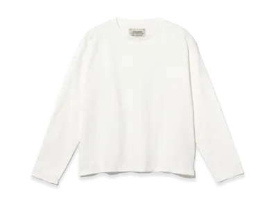 BEAMS FUTURE ARCHIVE Slub Long Sleeve Tee "White"