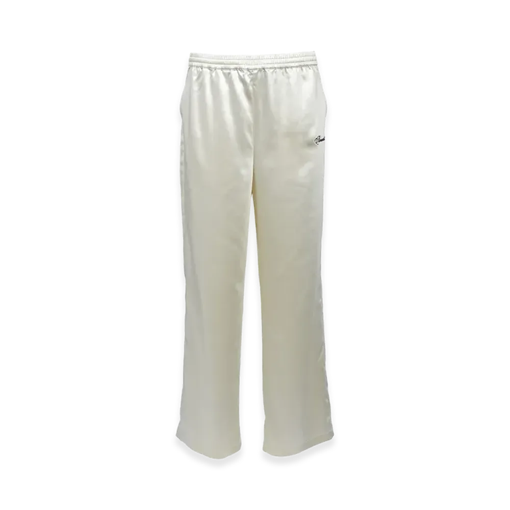 BREATH Script Logo Coating Pants "White"