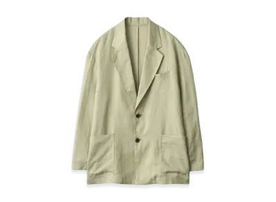 ssstein Light Linen Easy Single Breasted Jacket "Light Beige"