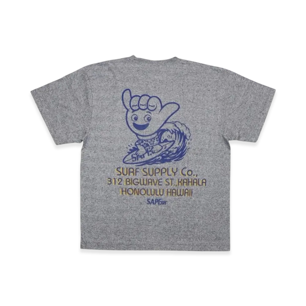 SAPEur Hawaii Tee S/S Tee "Gray"