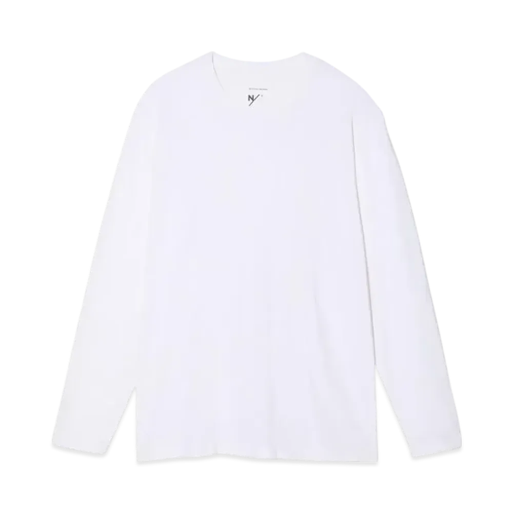 NEUTRALWORKS. Luxel Warm Long Sleeve Crew "White"