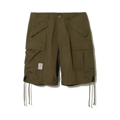 UNDERCOVER 24SS Cotton Shirter Amie Shorts "Gray Khaki"