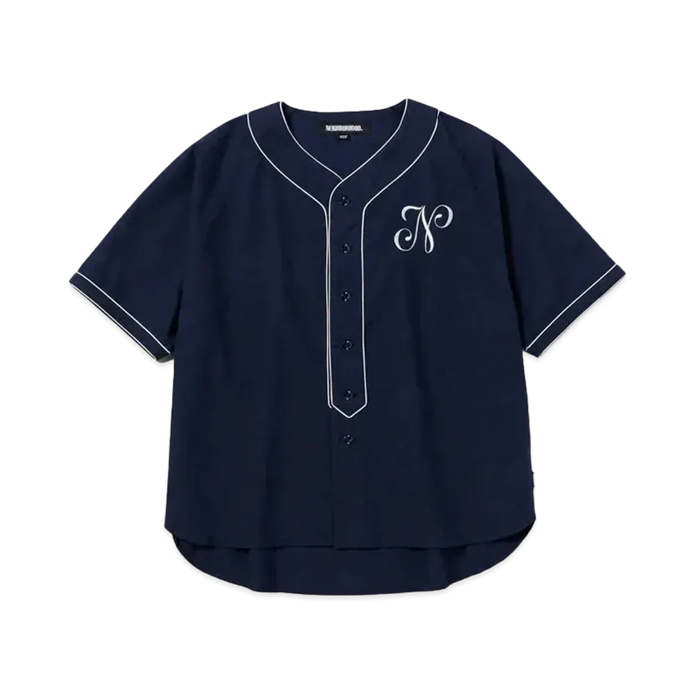 NEIGHBORHOOD Baseball Shirt SS "Navy"