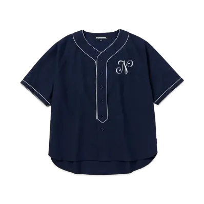 NEIGHBORHOOD Baseball Shirt SS "Navy"