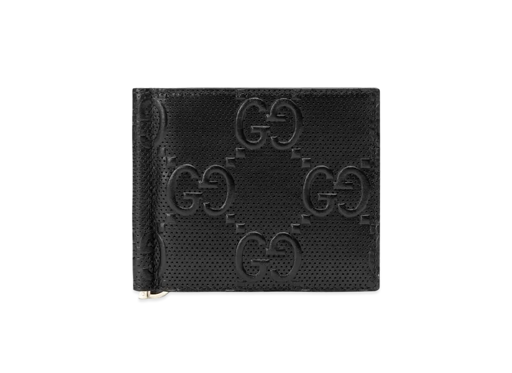 GUCCI GG Emboss Money Clip "Black"