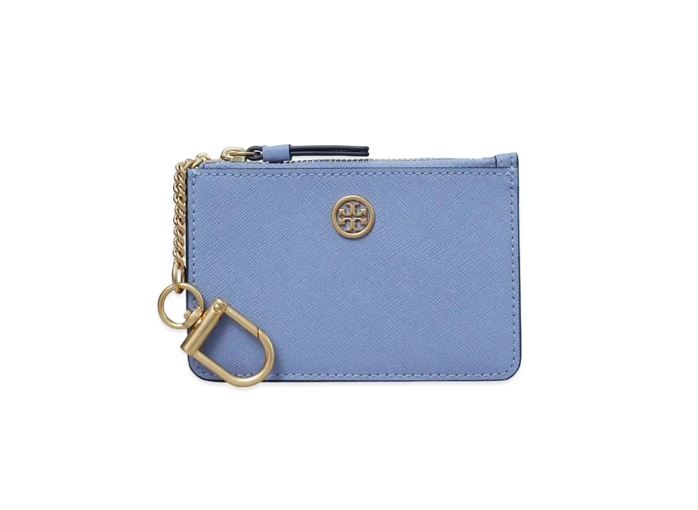 Tory Burch Robinson Card Case Key Ring