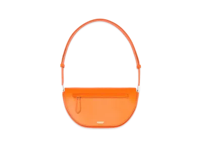 Burberry Small Leather Olympia Bag "Orange"