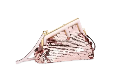 FENDI Fendi First Small Sequins Bag "Pink"