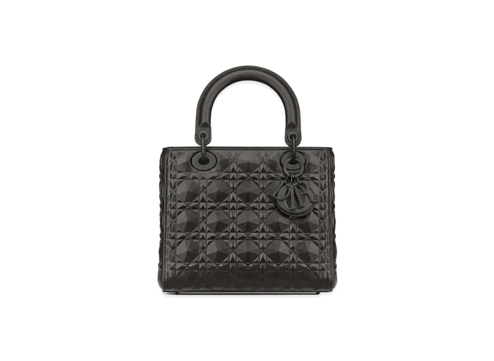 Dior Lady Dior Medium Bag Cannage Calfskin "Black"