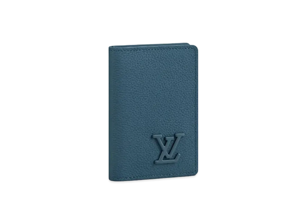 Louis Vuitton Organizer De Posh Aerogram "Blue"