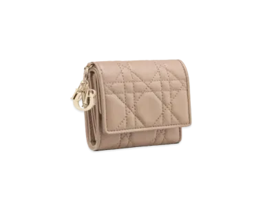 Dior Lady Dior Rotas Wallet Canage Lamskin "Tope"