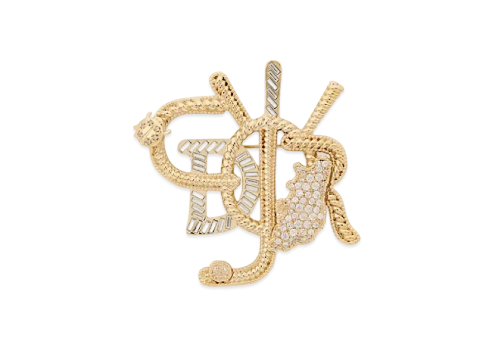 Dior x Cactus Jack Brooch "Gold"