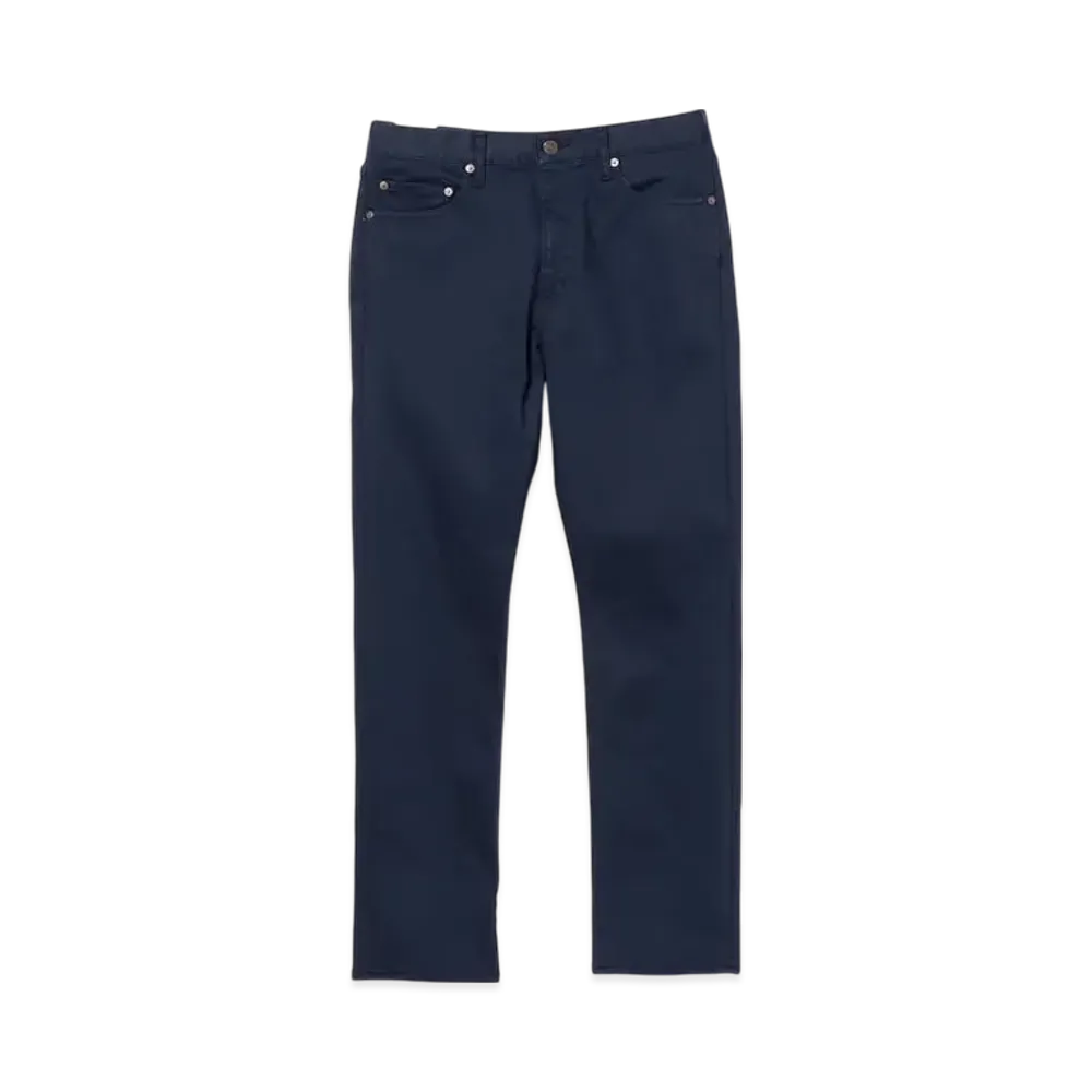 BEAMS 5 Pocket Tapered Pique "Navy"
