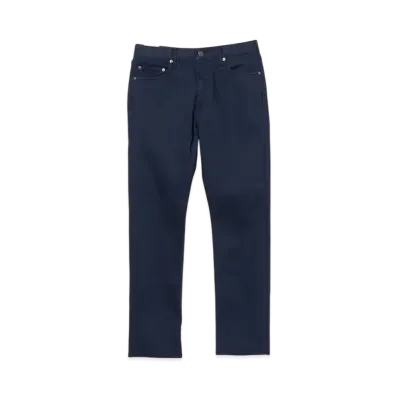 BEAMS 5 Pocket Tapered Pique "Navy"