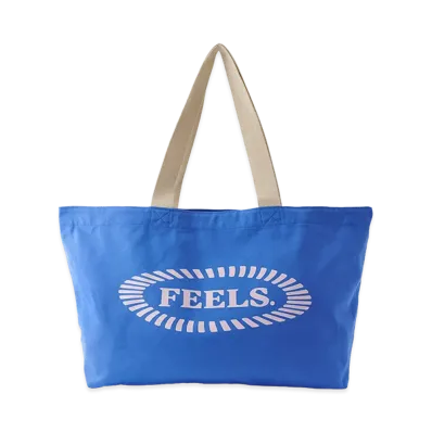 FEELS. Canvas Tote Bag "Blue"