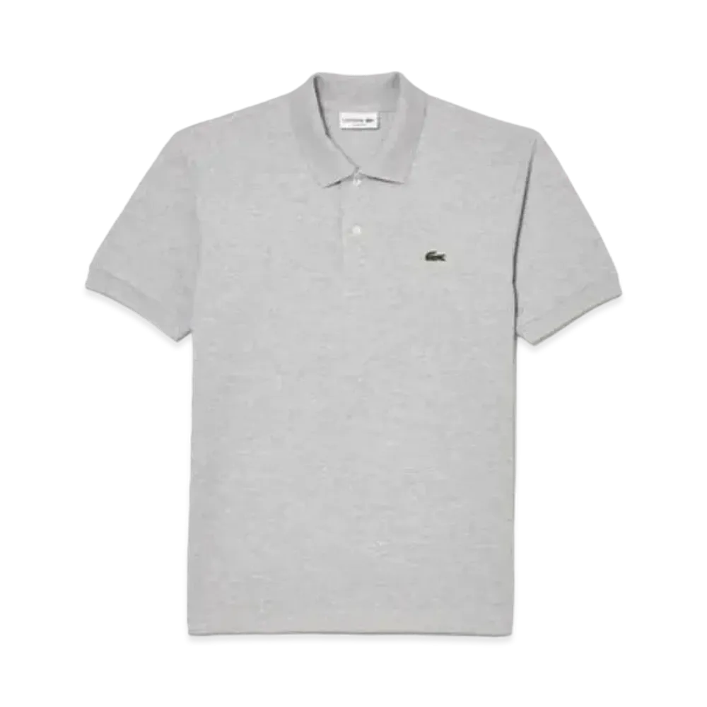 LACOSTE L.12.64 Short Sleep Polo Shirt "Light Grey"