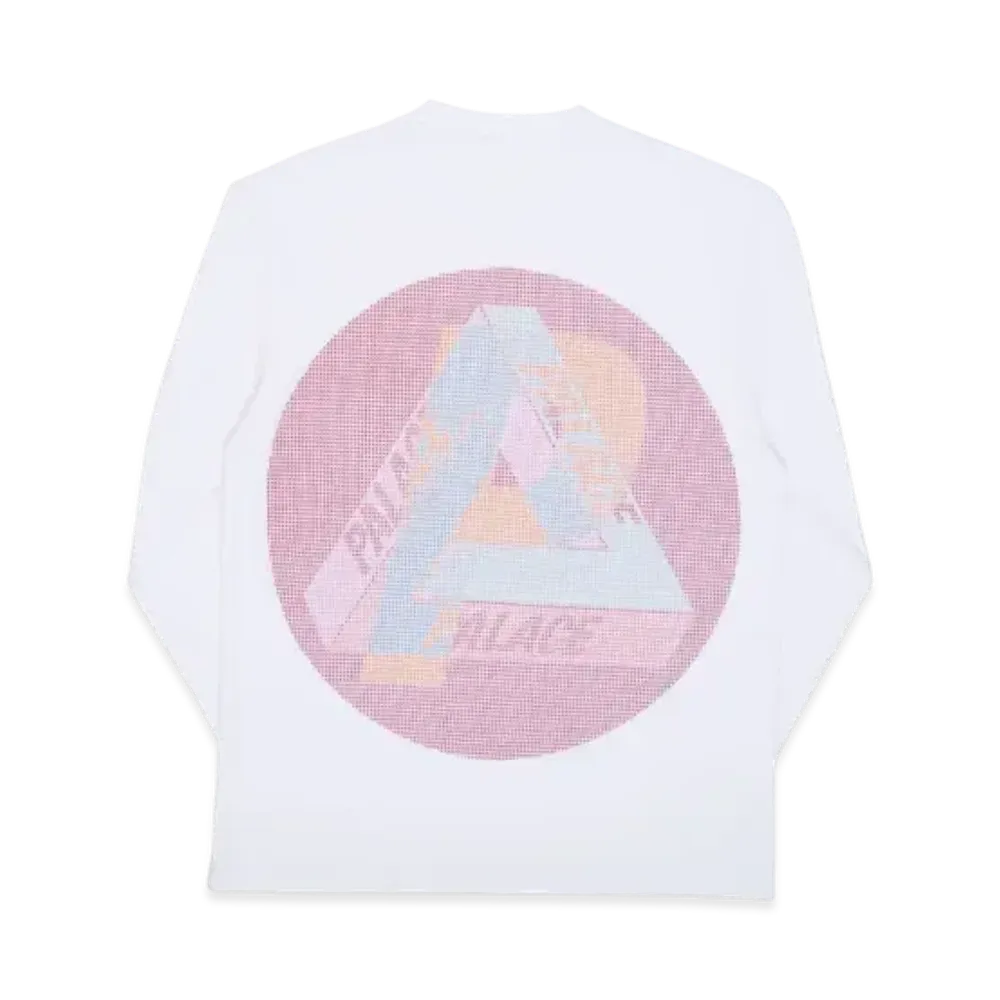PALACE Multi P Longsleeve "White"