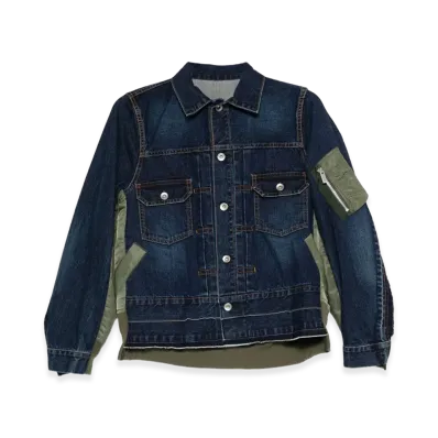 sacai Women's Denim Jacket "Blue"