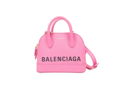 BALENCIAGA Plus Small Ville Handbag "Pink"