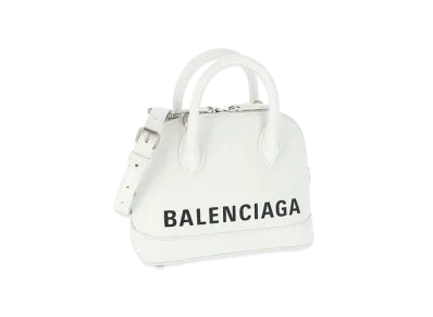 BALENCIAGA Extra Small Ville Handbag "White"