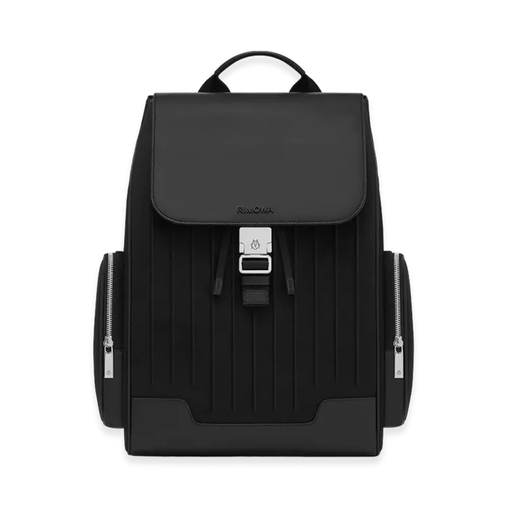 RIMOWA Never Still - Canvas Flap Backpack Large "Black"