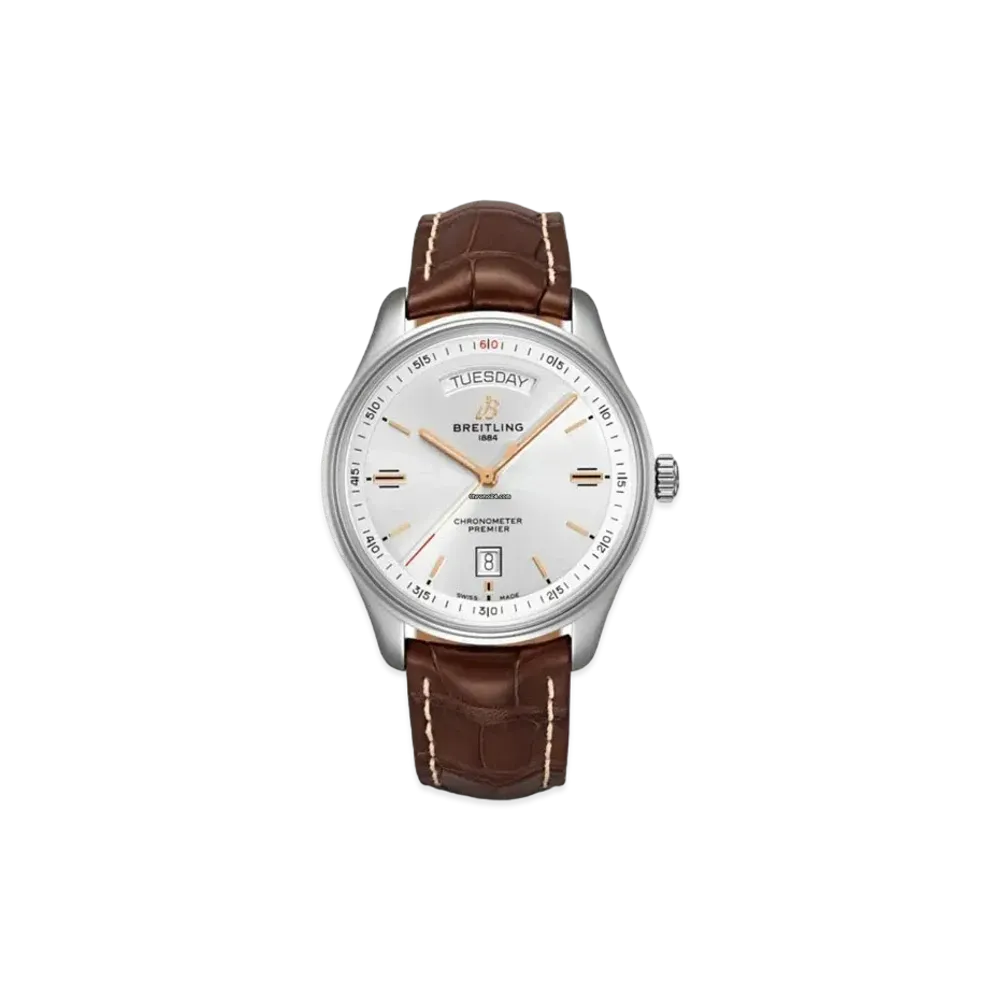 BREITLING PREMIER AUTOMATIC DAY & DATE 40 "Silver"