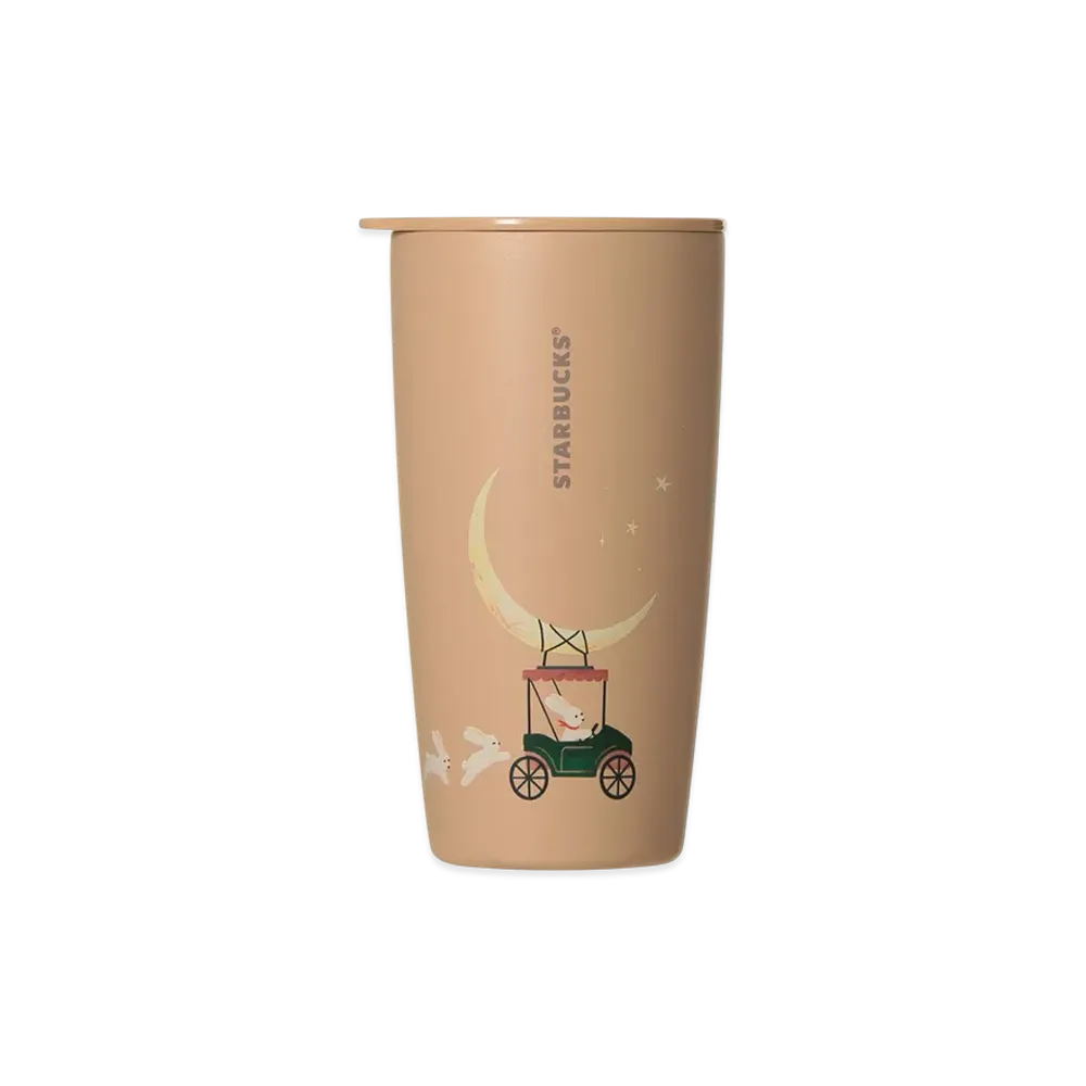 STARBUCKS Autumn Festival 2025 MiiR Stainless Tumbler 473ml "Moon Beige"