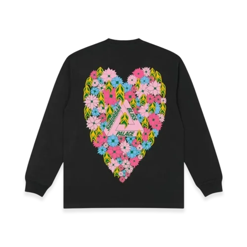 PALACE Suburban Bliss Peace And Love Longsleeve "Black"