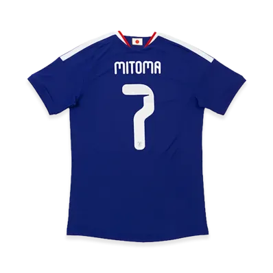 adidas Soccer Japan 2026 Home Authentic Jersey #7 Kaoru Mitoma "Japan Blue/Ash Blue"
