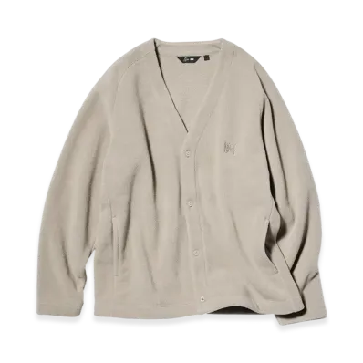 Uniqlo x NEEDLES Fleece Oversize Cardigan "Beige"
