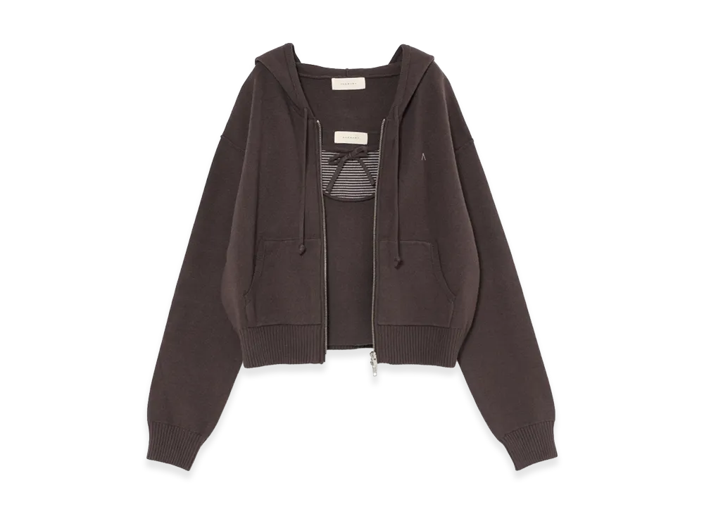 ANDMARY Women's Jenny Hoodie Set Tops "Brown"
