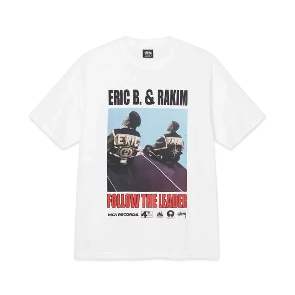 Stussy FOLLOW THE LEADER TEE "White"