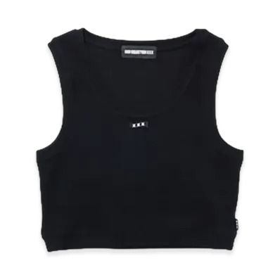 GOD SELECTION XXX Women's Short Tank Top GXL-A26-CS-06 "Black"