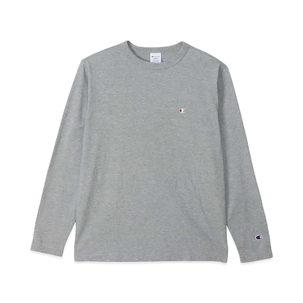 Champion Long Sleeve T-shirt "Oxford Gray"