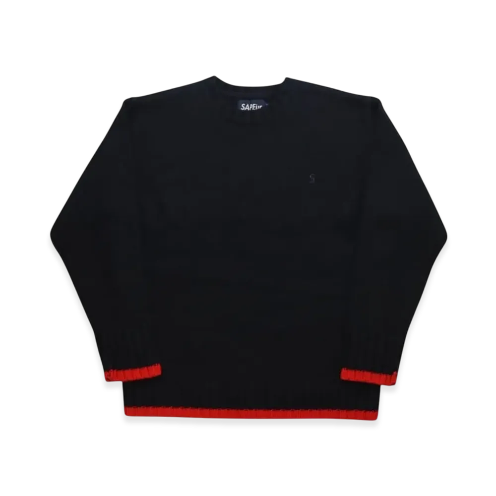 SAPEur Crew Neck Knit "Navy"
