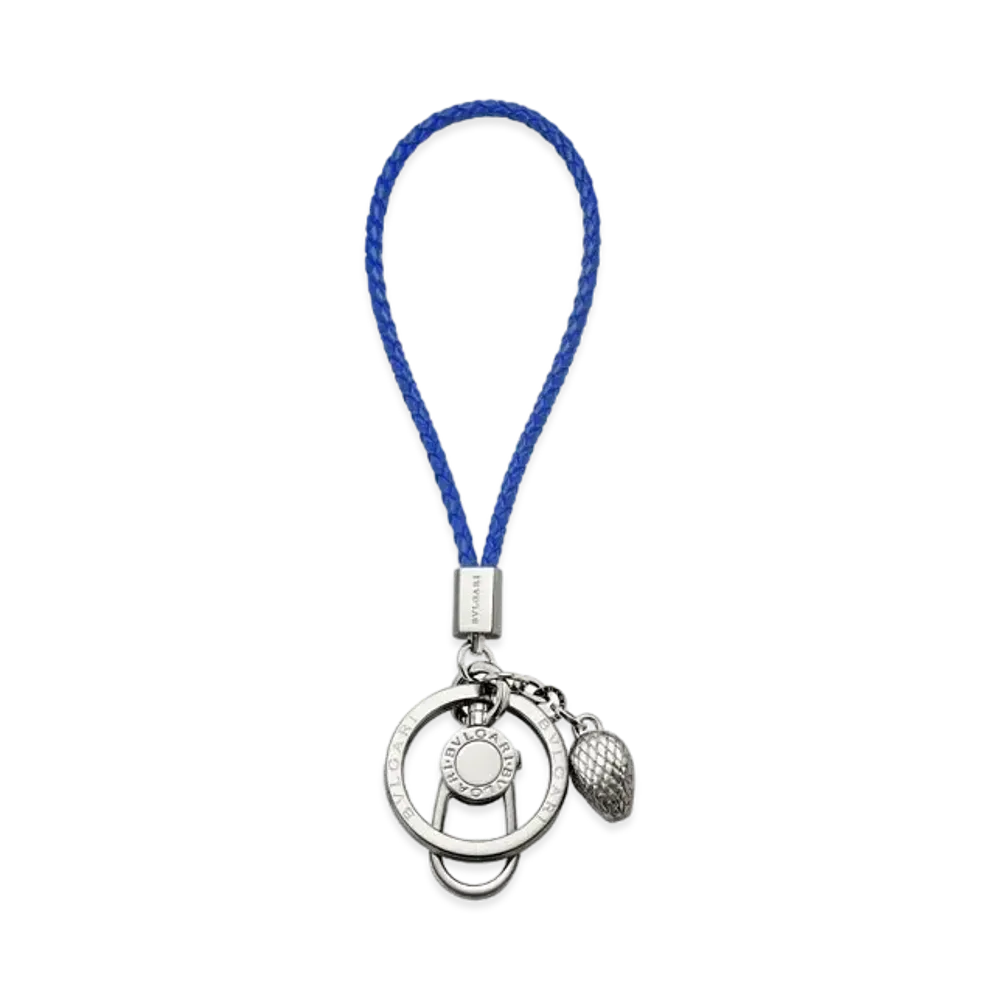 BVLGARI Serpenti Forever Keyring "Blue"