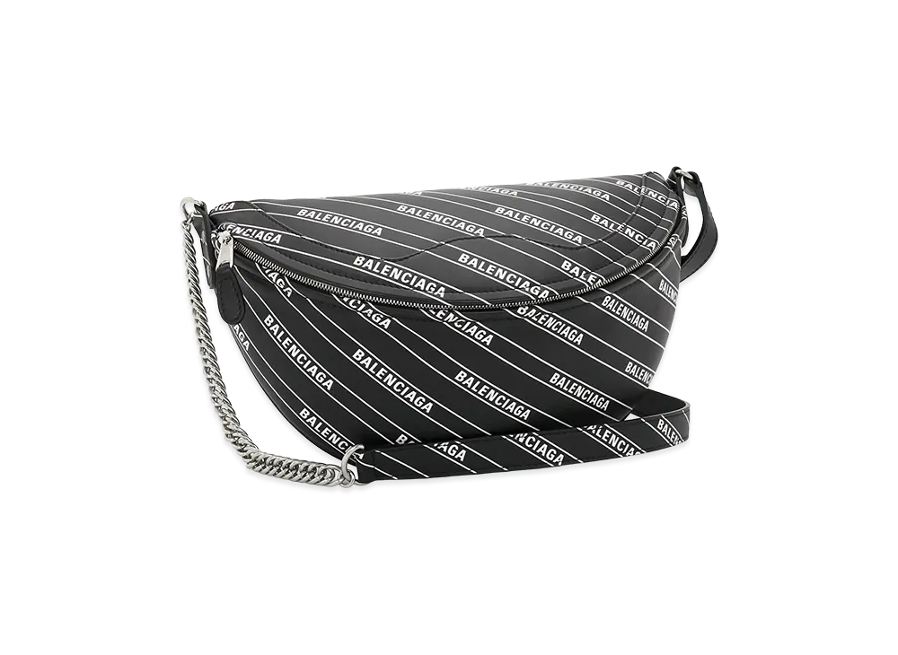 BALENCIAGA Women's Souvenir Belt Bag "Noir"