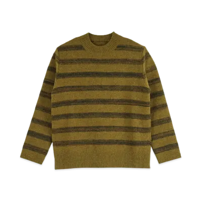Maison Margiela Wool Stripe Sweater "Khaki"