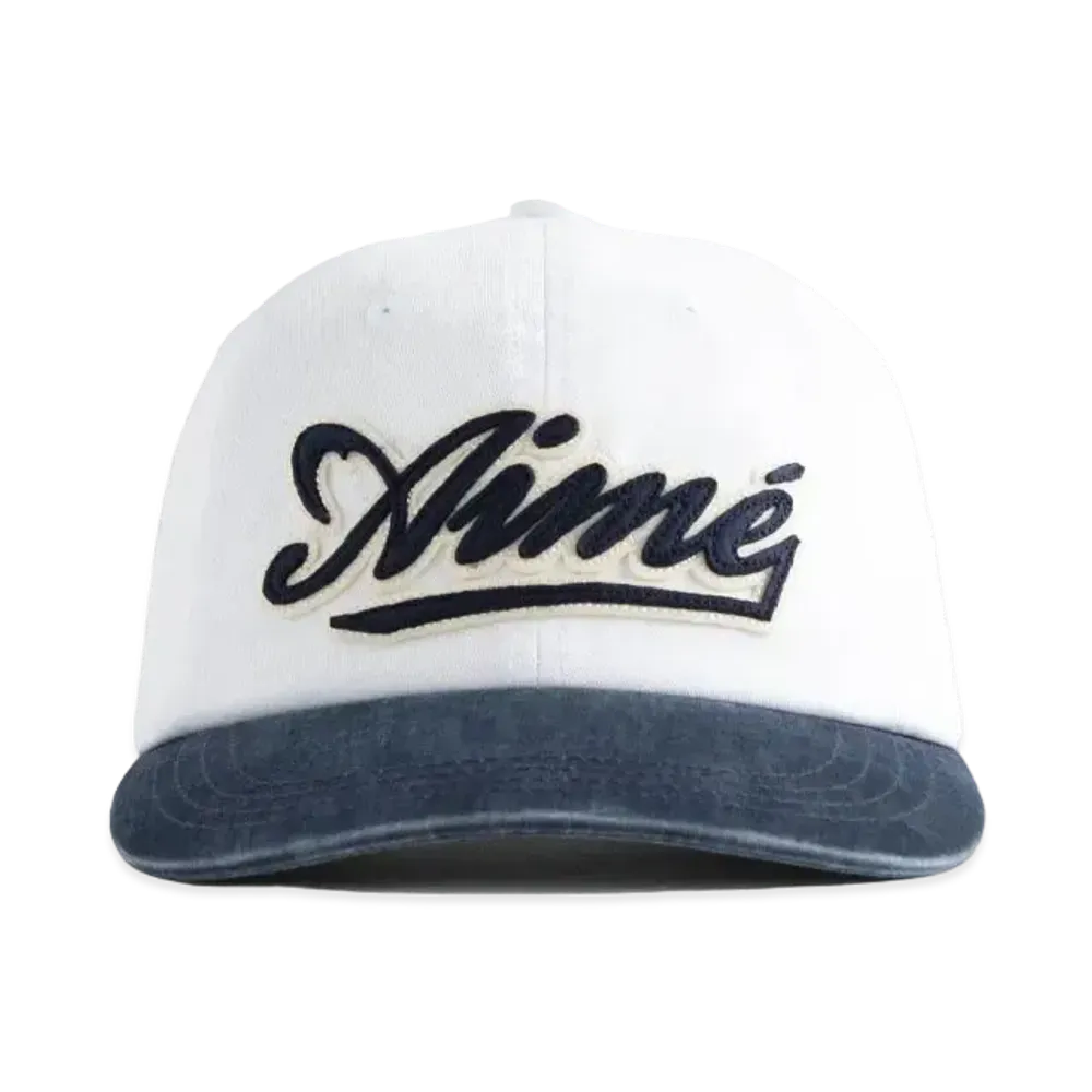 Aime Leon Dore Cycling Logo Hat "White&Navy"